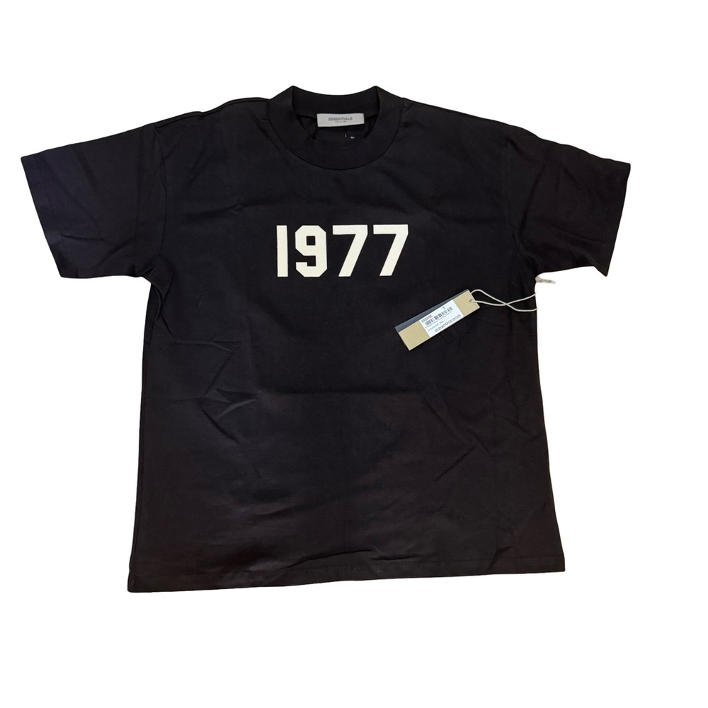 Fear of God Essentials 1977 Iron Gray T-Shirt Small BNWT Dust Bag Streetwear - Picture 2 of 8